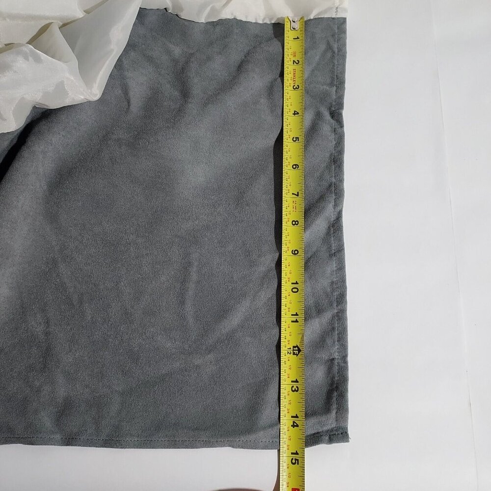 Martex Pillow Cover And Bed Skirt Gray 2 Piece Pillow Sham Set Stylish and Soft - Picture 13 of 16